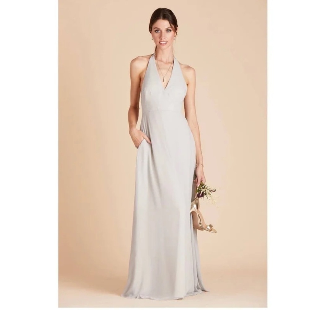Birdy Grey Moni Convertible Dress in Chiffon Dove Gray